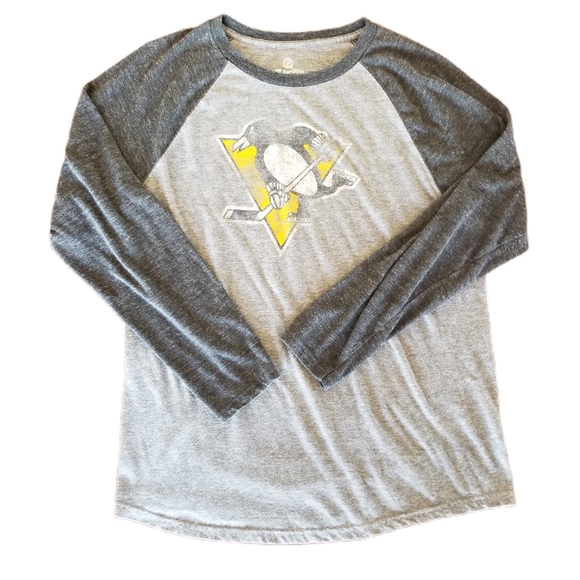 Pittsburgh Penguins NHL Fanatics Raglan Sleeve T - Picture 2 of 6